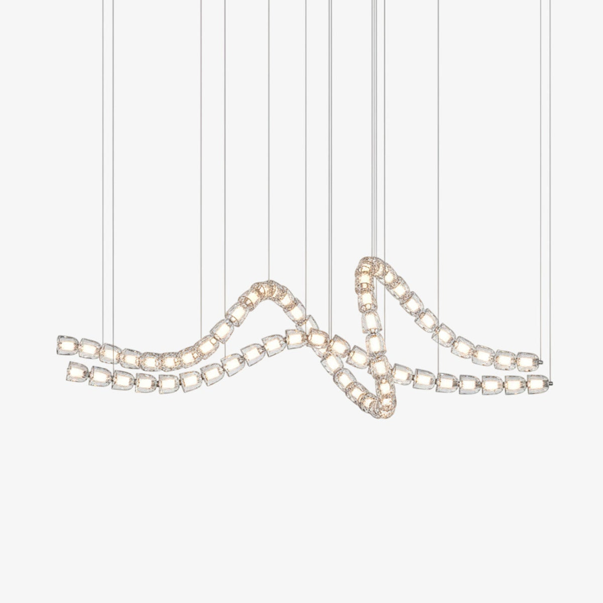 Gabriel Waveform LED Chandelier