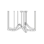 Gabriel Waveform LED Chandelier