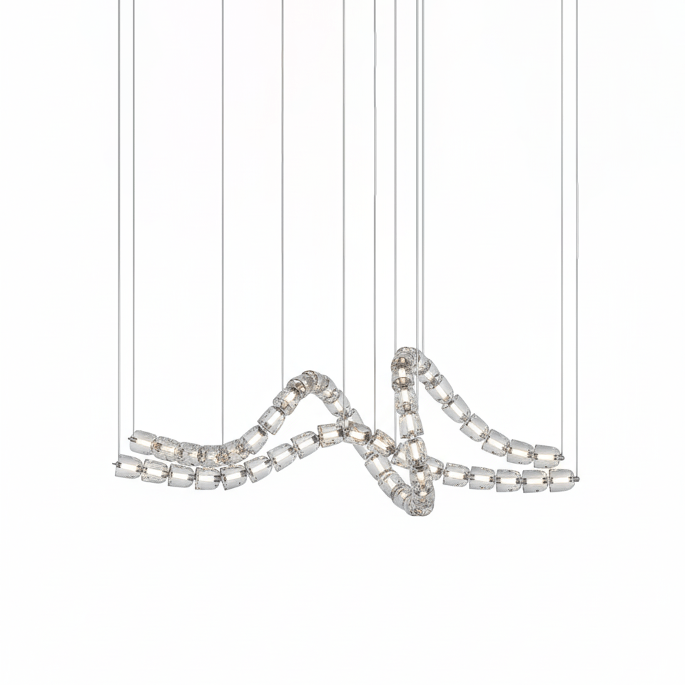 Gabriel Waveform LED Chandelier