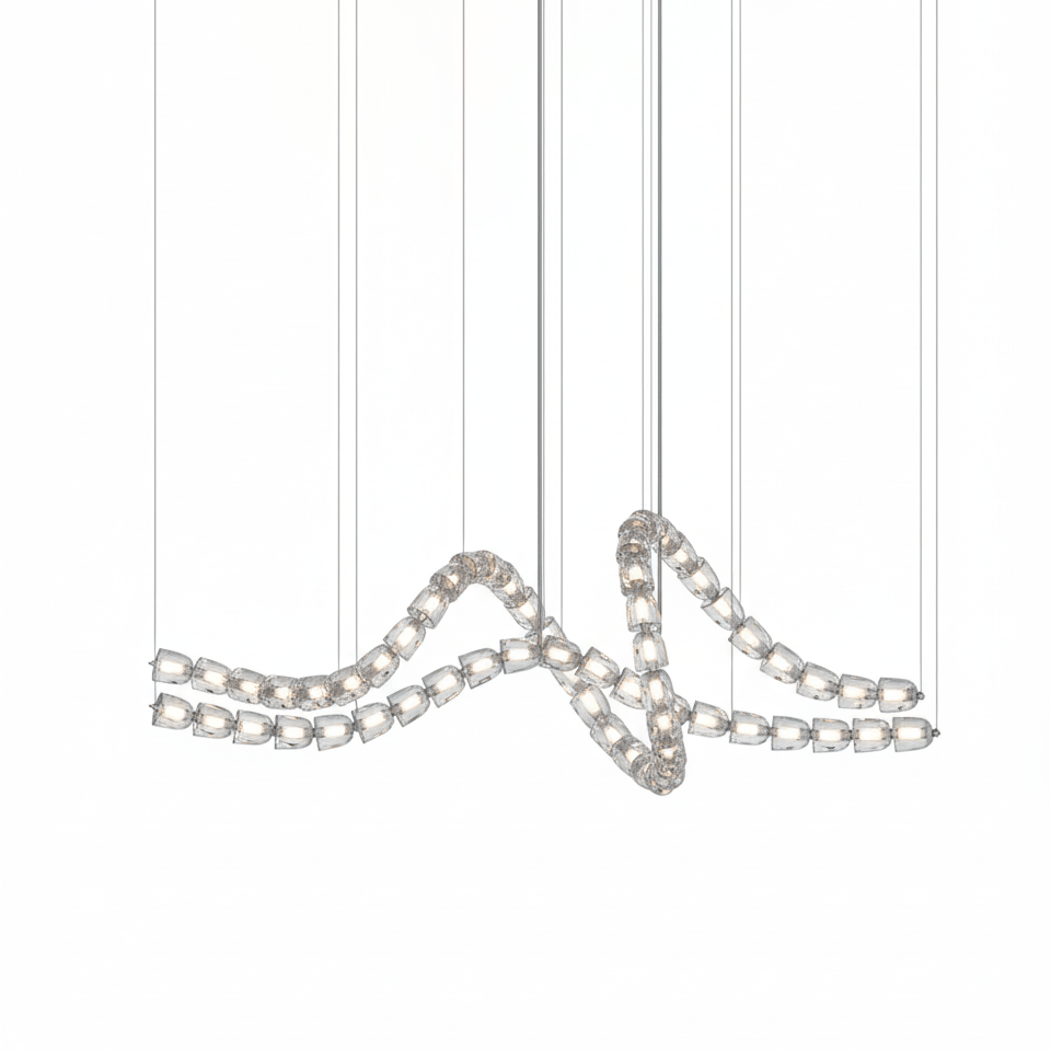 Gabriel Waveform LED Chandelier