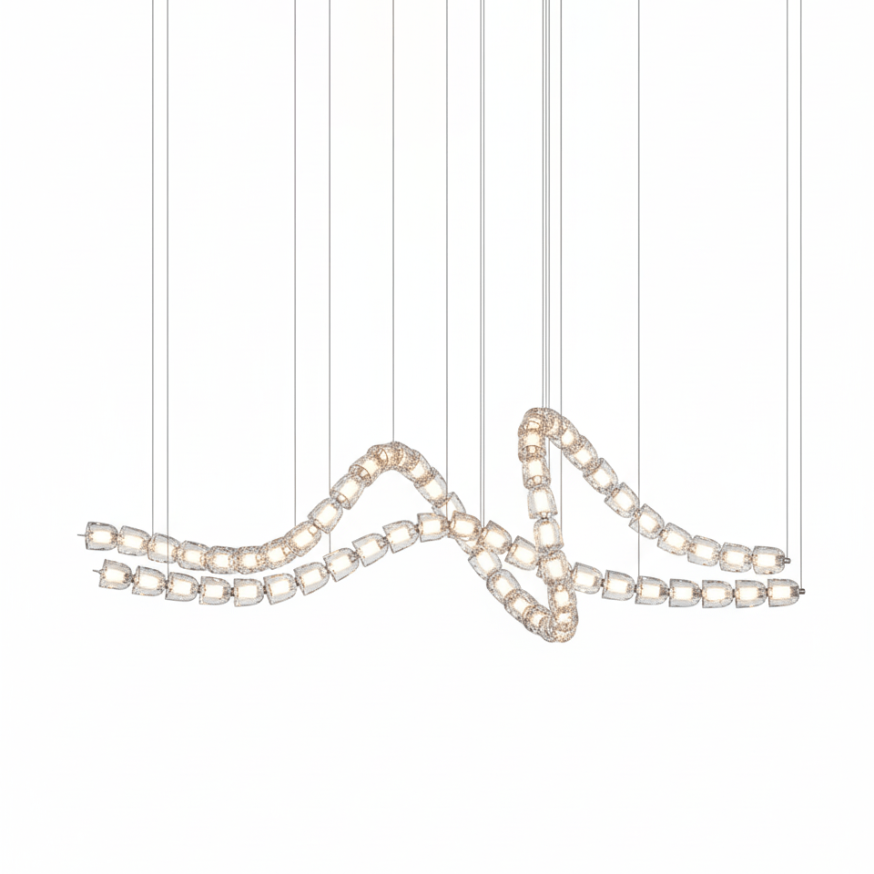 Gabriel Waveform LED Chandelier