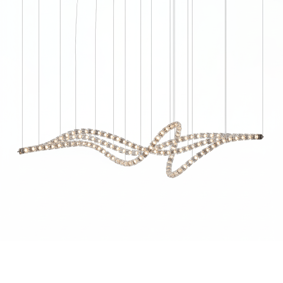Gabriel Waveform LED Chandelier