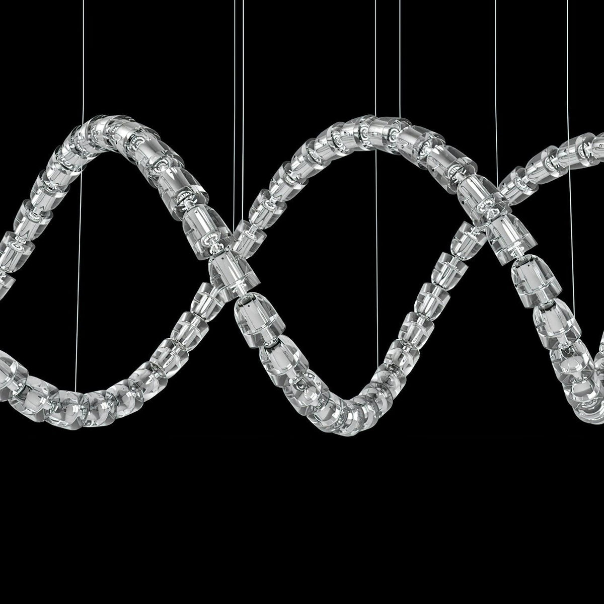 Gabriel Waveform LED Chandelier