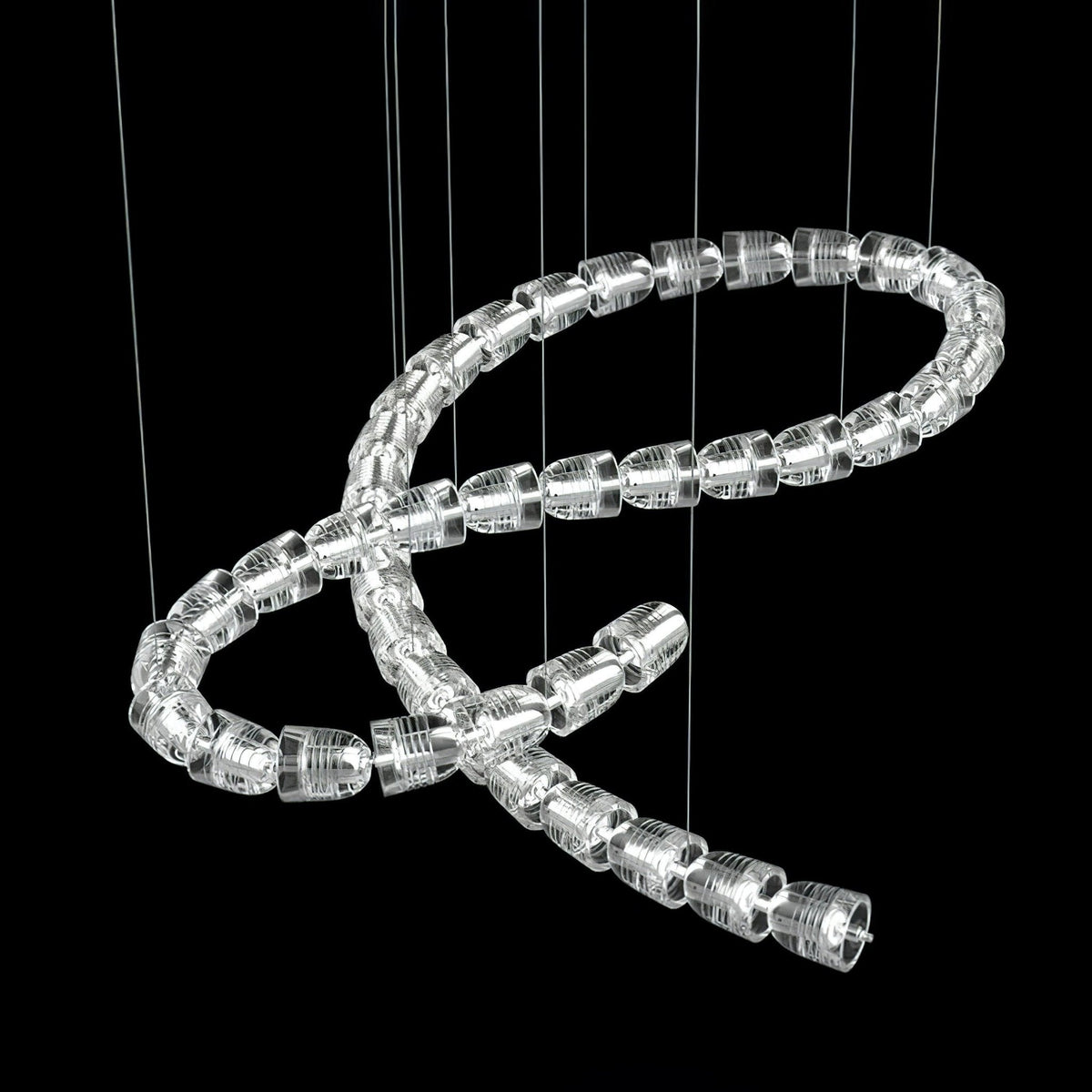 The Gabriel Knot LED Chandelier | Custom Size & Made-to-Order Lighting for Luxury Homes & Commercial Spaces