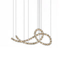 The Gabriel Knot LED Chandelier | Custom Size & Made-to-Order Lighting for Luxury Homes & Commercial Spaces