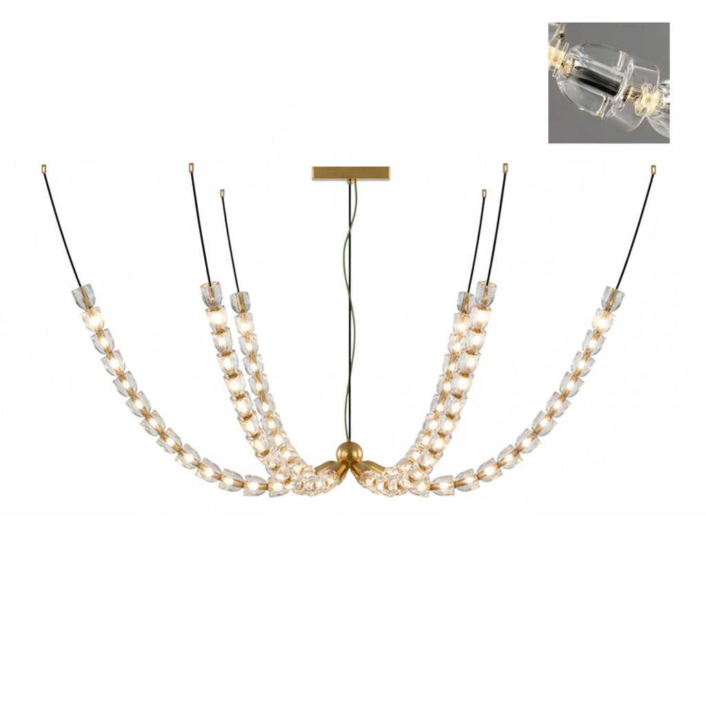 The Gabriel Branch LED Chandelier | Custom Size & Made-to-Order Lighting for Luxury Homes & Commercial Spaces