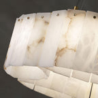 Luxe Alabaster Brass Ceiling Lamp