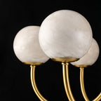 Aurelian Alabaster Globe Chandelier