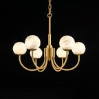 Aurelian Alabaster Globe Chandelier