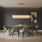 Alabaster Cascade Tiered Chandelier