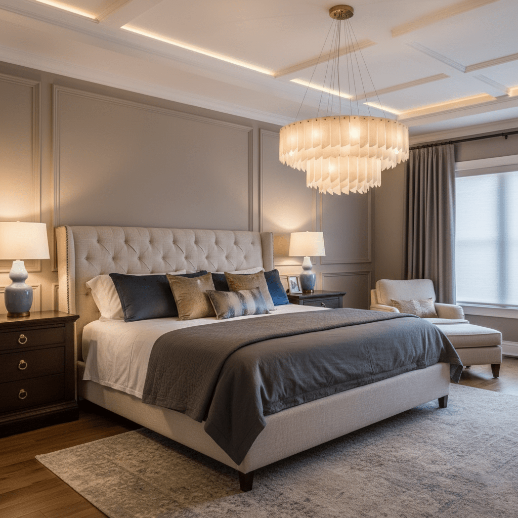 Alabaster Cascade Tiered Chandelier