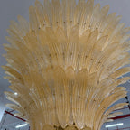 Glass Palmette Chandelier