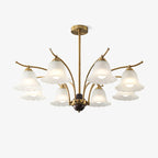Flora Brass Alabaster Chandelier