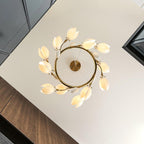Porcelain Magnolia Chandelier