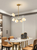 Porcelain Magnolia Chandelier
