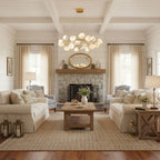 Porcelain Magnolia Chandelier