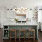 Porcelain Magnolia Chandelier