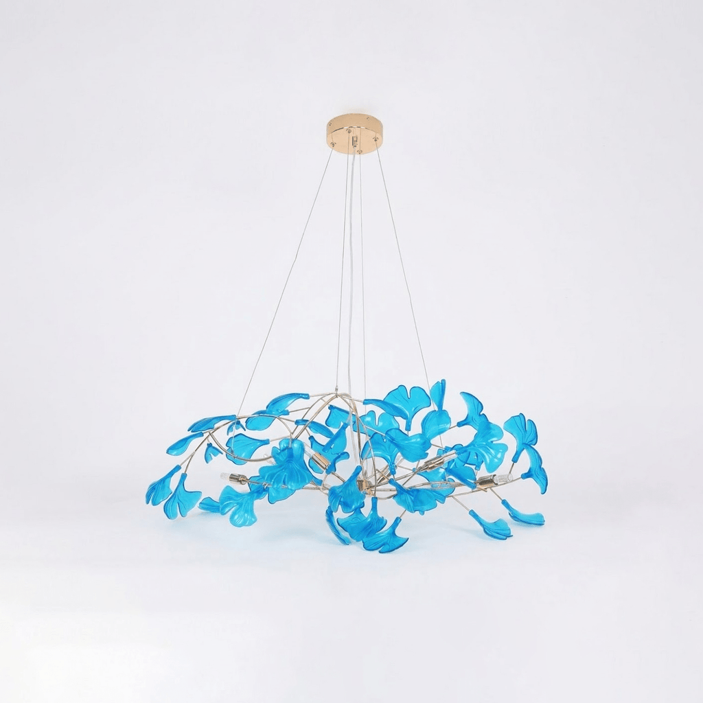L 31.5″ x W 15.7″ x H 15.7″ / L 80cm x W 40cm x H 40cm / Gold & & Royal blue