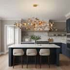 Acrylic Ginkgo Leaf Chandelier