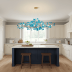 Acrylic Ginkgo Leaf Chandelier