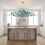Acrylic Ginkgo Leaf Chandelier