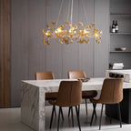 Acrylic Ginkgo Leaf Chandelier