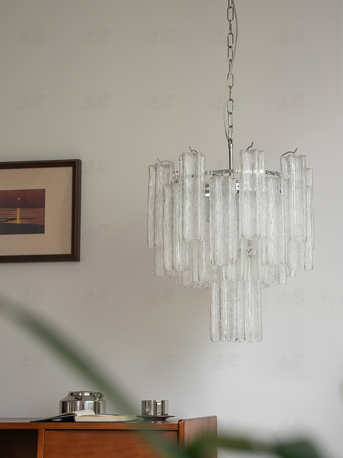 Aveline Glass Chandelier