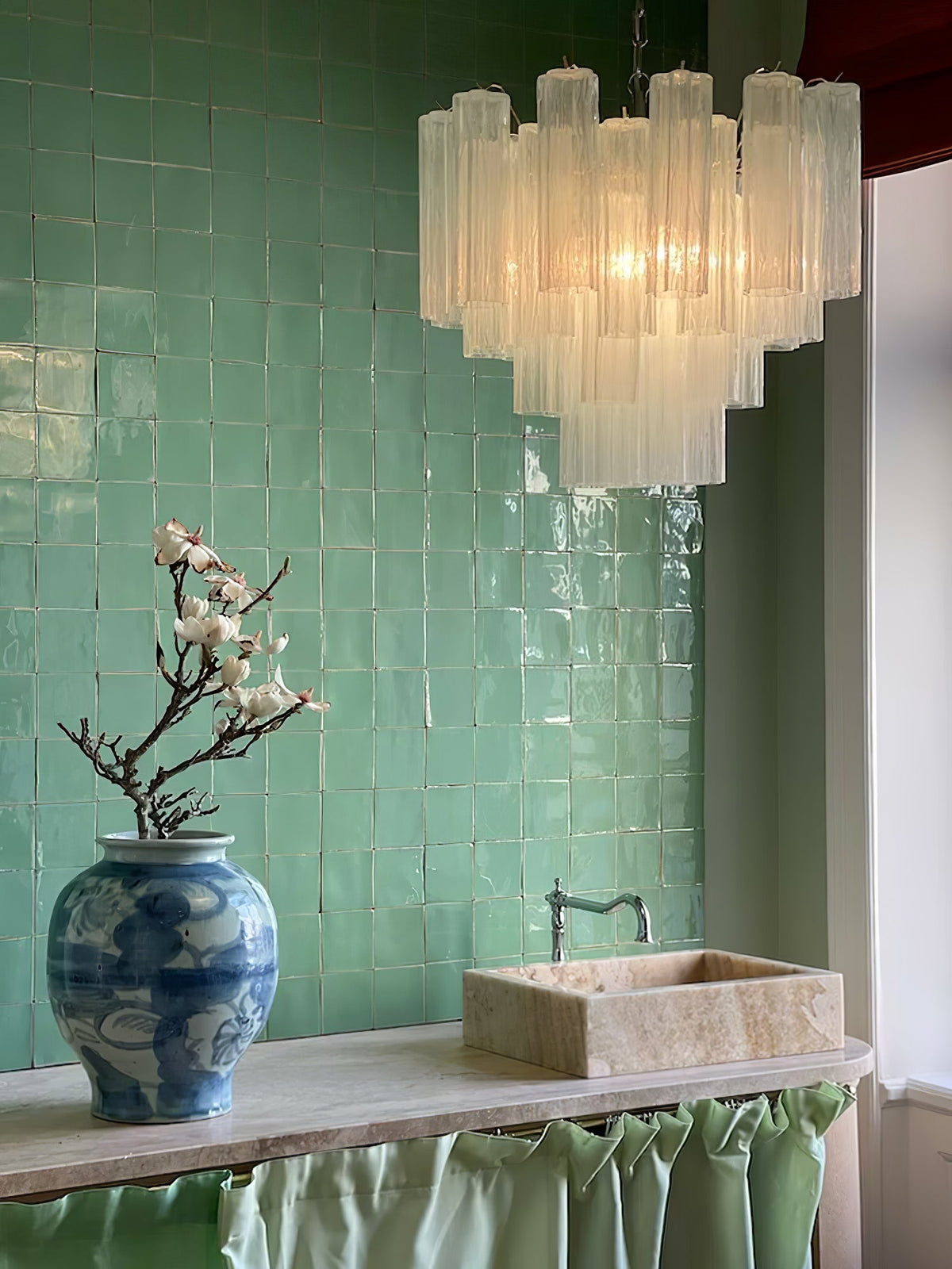 Aveline Glass Chandelier