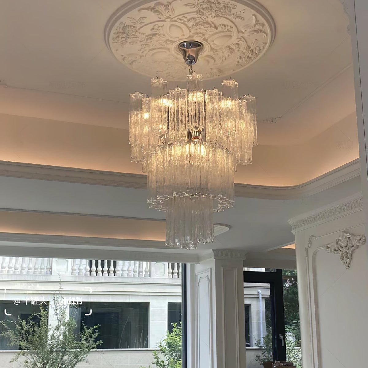 Aveline Glass Chandelier