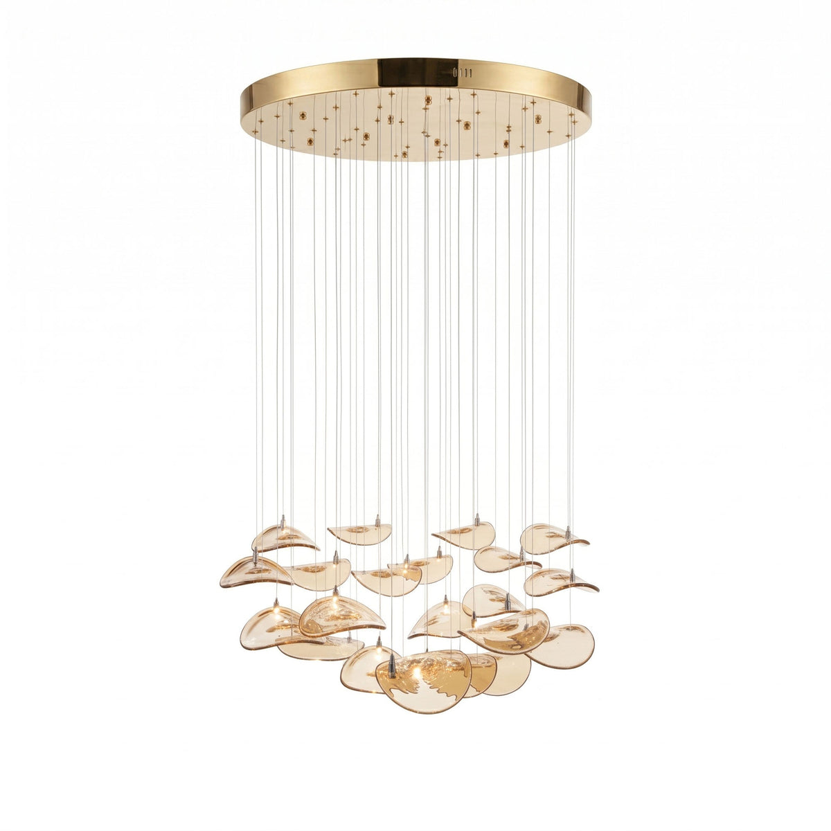 Wave Floating Leaf Chandelier