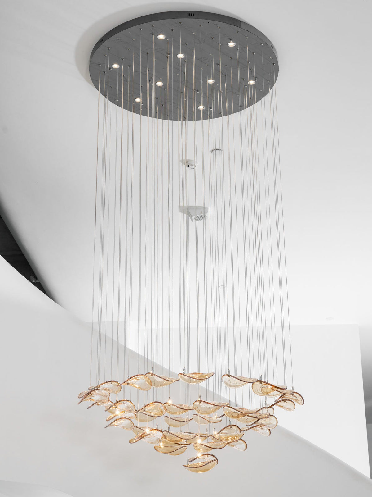 Wave Floating Leaf Chandelier
