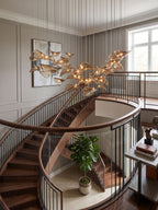 Wave Floating Leaf Chandelier
