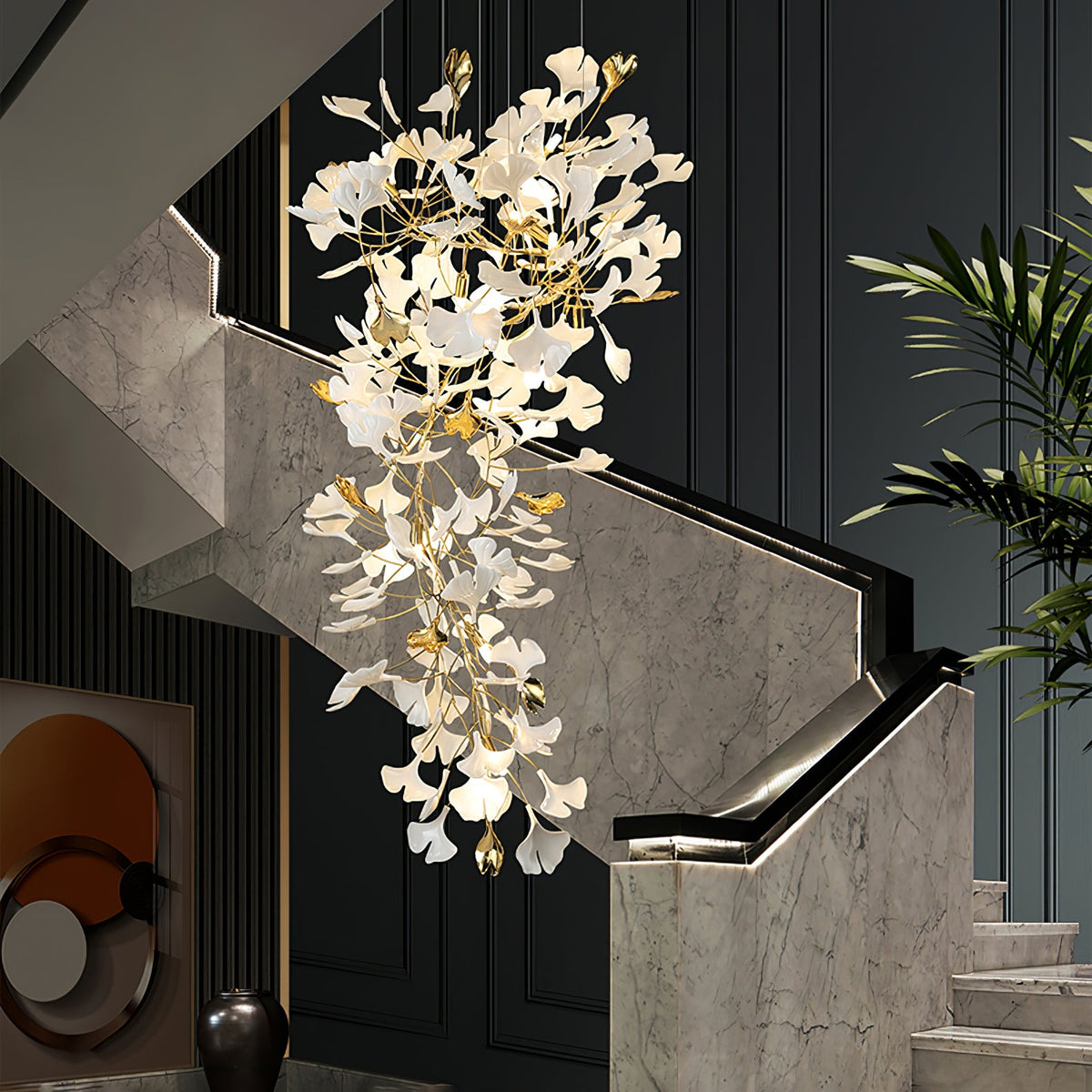 Gingko Drape Chandelier