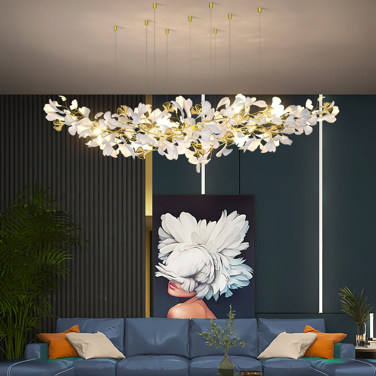 Gingko Drape Chandelier