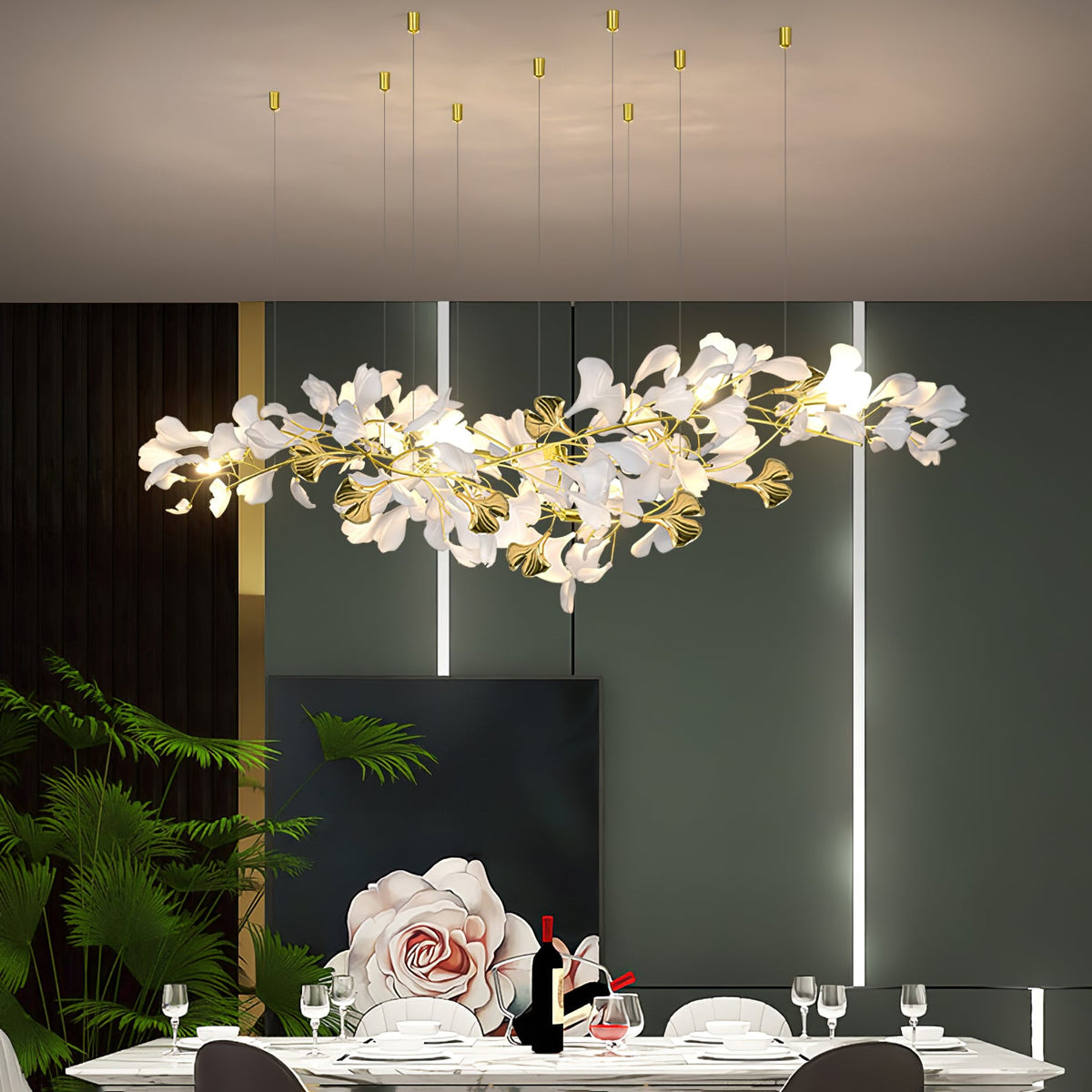 Gingko Drape Chandelier