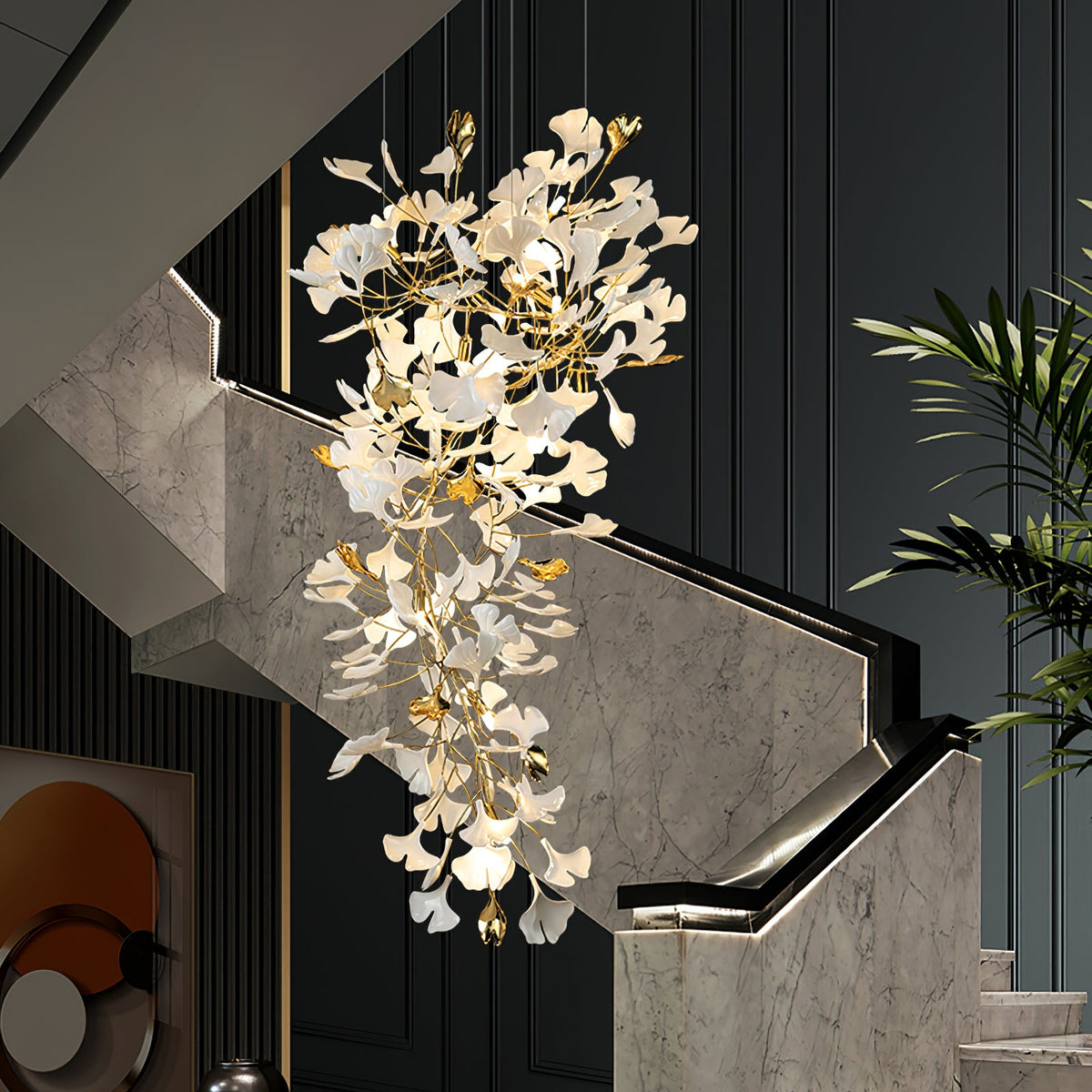 Gingko Drape Chandelier