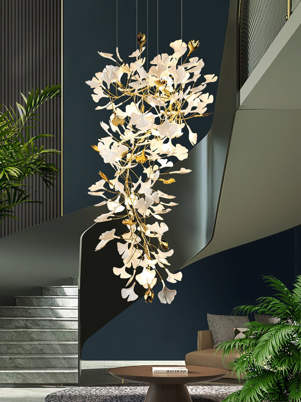 Gingko Drape Chandelier