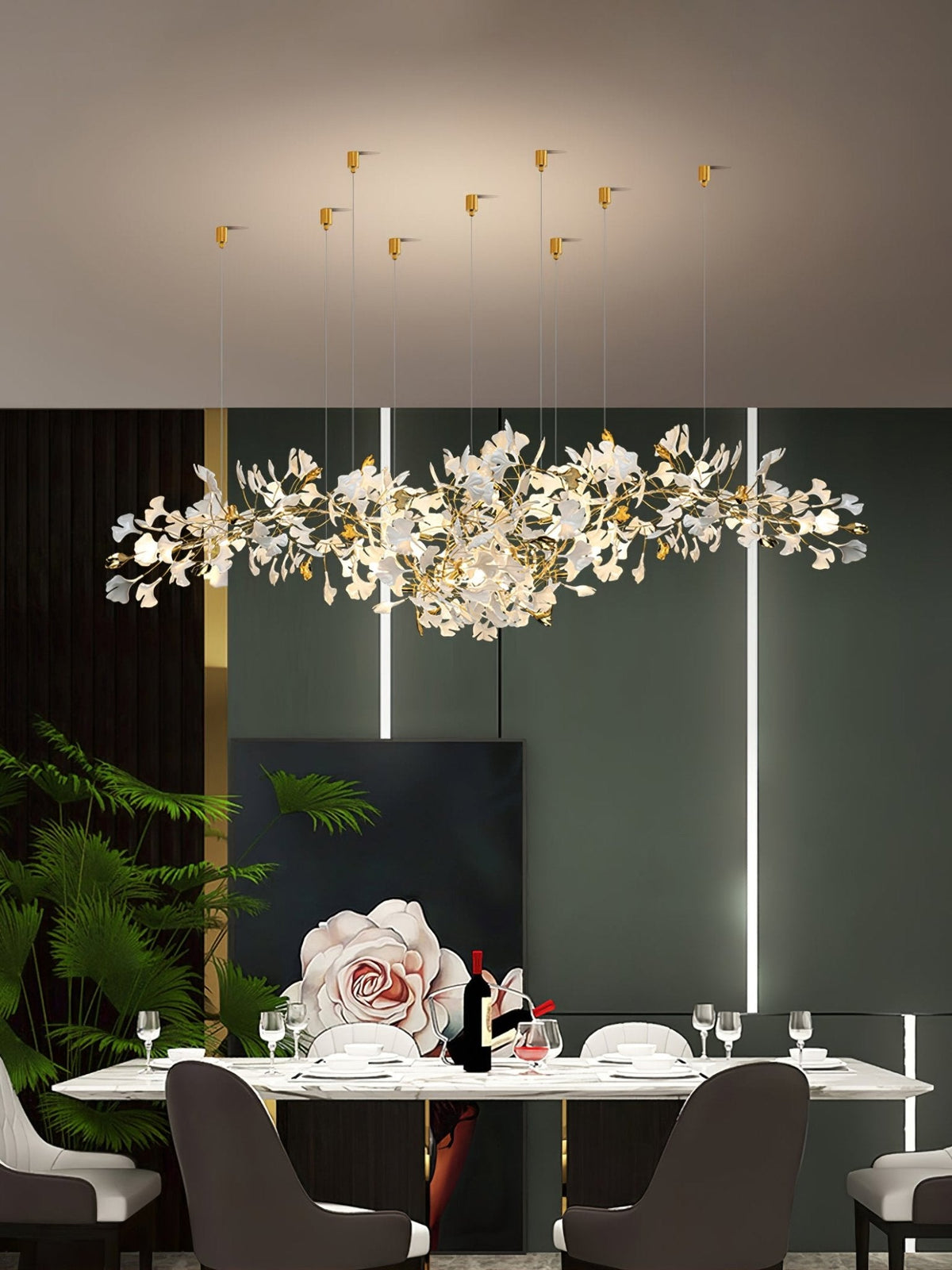 Gingko Drape Chandelier
