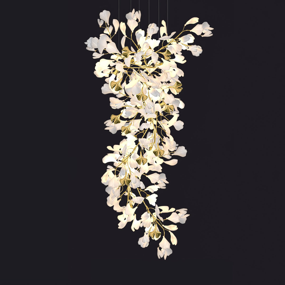Gingko Drape Chandelier