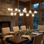 Molecular Glass Balls Chandelier