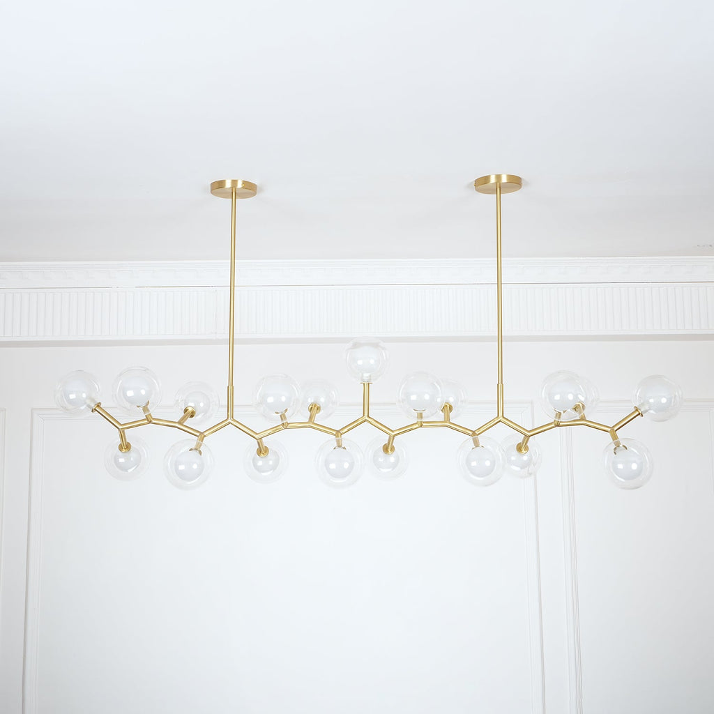 Molecular Glass Balls Chandelier