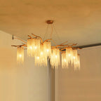 Modern Art Glass Crystal Chandelier