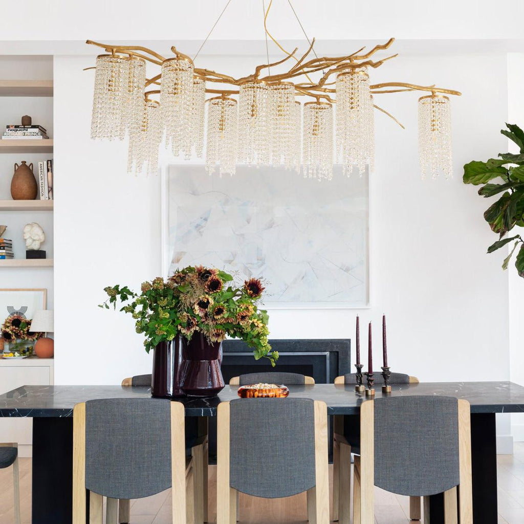 Modern Art Glass Crystal Chandelier