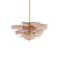 Petals Gold Murano Chandelier
