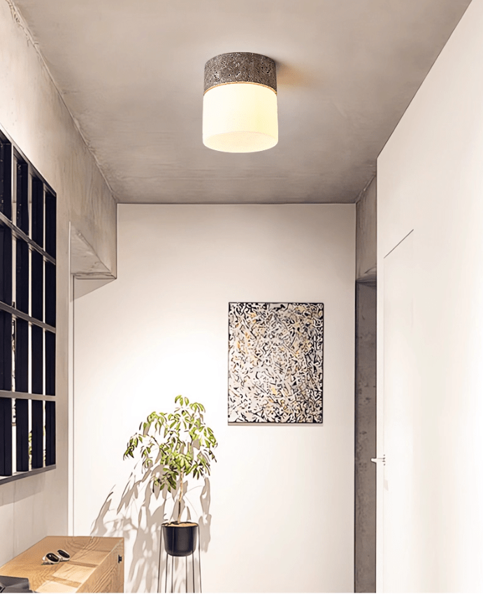 Astrid Travertine Ceiling Lamp