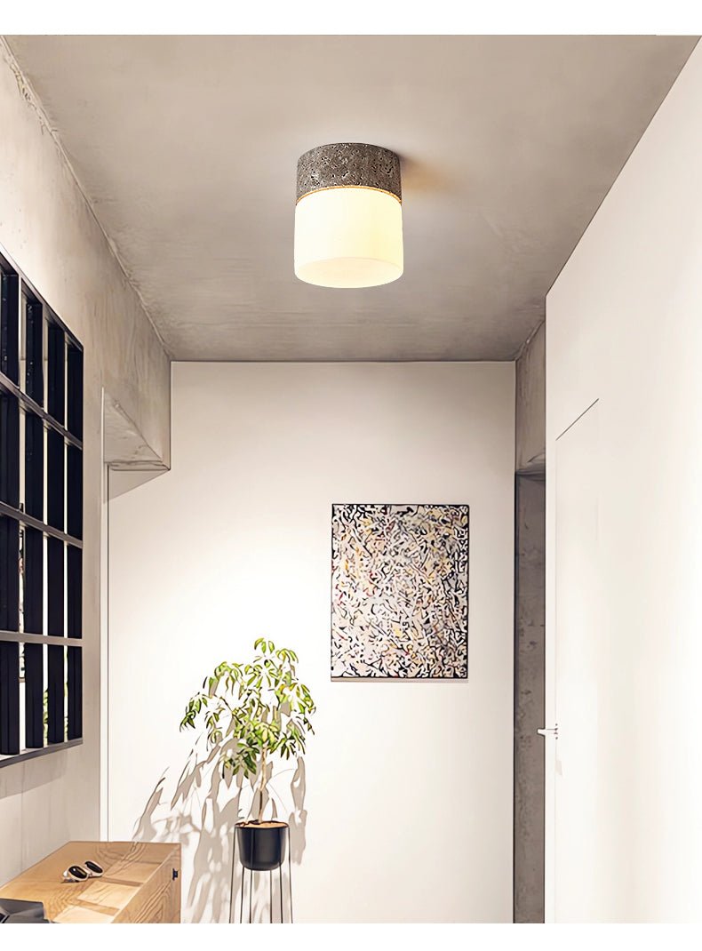 Astrid Travertine Ceiling Lamp