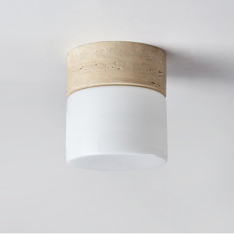 Astrid Travertine Ceiling Lamp