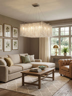 Crystal Frame Chandelier