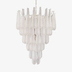 Glass Pinecone Chandelier