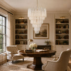 Glass Pinecone Chandelier